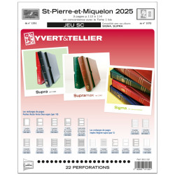 Jeux SC Yvert timbres de Saint Pierre et Miquelon 2025.