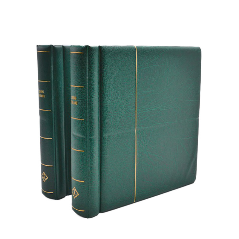 Collection timbres de Finlande 1889-2008 oblitérés en 2 albums Leuchtturm.