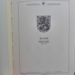 Collection timbres de Finlande 1889-2008 oblitérés en 2 albums Leuchtturm.
