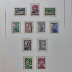 Collection timbres de Finlande 1889-2008 oblitérés en 2 albums Leuchtturm.