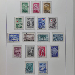 Collection timbres de Finlande 1889-2008 oblitérés en 2 albums Leuchtturm.