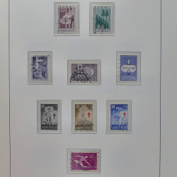 Collection timbres de Finlande 1889-2008 oblitérés en 2 albums Leuchtturm.