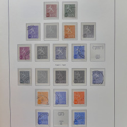 Collection timbres de Finlande 1889-2008 oblitérés en 2 albums Leuchtturm.
