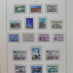 Collection timbres de Finlande 1889-2008 oblitérés en 2 albums Leuchtturm.