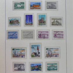 Collection timbres de Finlande 1889-2008 oblitérés en 2 albums Leuchtturm.