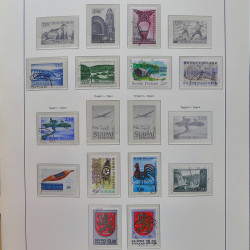 Collection timbres de Finlande 1889-2008 oblitérés en 2 albums Leuchtturm.