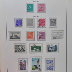 Collection timbres de Finlande 1889-2008 oblitérés en 2 albums Leuchtturm.