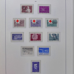 Collection timbres de Finlande 1889-2008 oblitérés en 2 albums Leuchtturm.