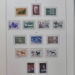 Collection timbres de Finlande 1889-2008 oblitérés en 2 albums Leuchtturm.