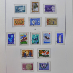 Collection timbres de Finlande 1889-2008 oblitérés en 2 albums Leuchtturm.