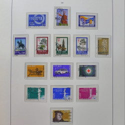 Collection timbres de Finlande 1889-2008 oblitérés en 2 albums Leuchtturm.