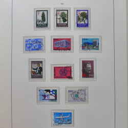 Collection timbres de Finlande 1889-2008 oblitérés en 2 albums Leuchtturm.