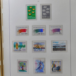 Collection timbres de Finlande 1889-2008 oblitérés en 2 albums Leuchtturm.
