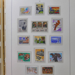 Collection timbres de Finlande 1889-2008 oblitérés en 2 albums Leuchtturm.