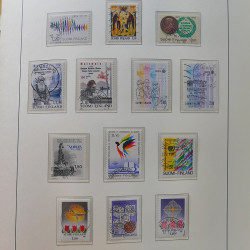 Collection timbres de Finlande 1889-2008 oblitérés en 2 albums Leuchtturm.
