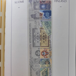 Collection timbres de Finlande 1889-2008 oblitérés en 2 albums Leuchtturm.