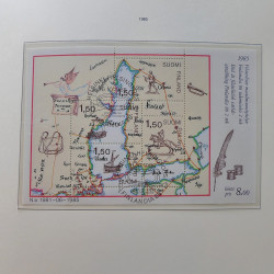 Collection timbres de Finlande 1889-2008 oblitérés en 2 albums Leuchtturm.