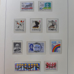 Collection timbres de Finlande 1889-2008 oblitérés en 2 albums Leuchtturm.