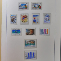 Collection timbres de Finlande 1889-2008 oblitérés en 2 albums Leuchtturm.