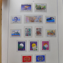 Collection timbres de Finlande 1889-2008 oblitérés en 2 albums Leuchtturm.