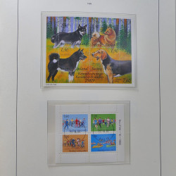 Collection timbres de Finlande 1889-2008 oblitérés en 2 albums Leuchtturm.