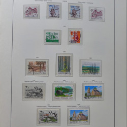 Collection timbres de Finlande 1889-2008 oblitérés en 2 albums Leuchtturm.