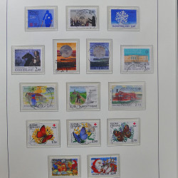 Collection timbres de Finlande 1889-2008 oblitérés en 2 albums Leuchtturm.