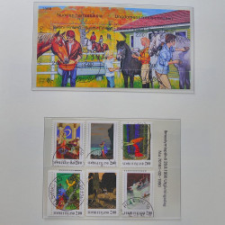 Collection timbres de Finlande 1889-2008 oblitérés en 2 albums Leuchtturm.