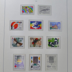 Collection timbres de Finlande 1889-2008 oblitérés en 2 albums Leuchtturm.