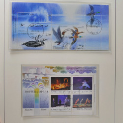 Collection timbres de Finlande 1889-2008 oblitérés en 2 albums Leuchtturm.