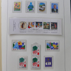 Collection timbres de Finlande 1889-2008 oblitérés en 2 albums Leuchtturm.