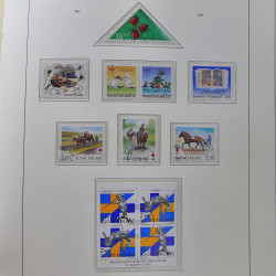 Collection timbres de Finlande 1889-2008 oblitérés en 2 albums Leuchtturm.