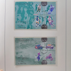 Collection timbres de Finlande 1889-2008 oblitérés en 2 albums Leuchtturm.