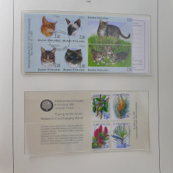 Collection timbres de Finlande 1889-2008 oblitérés en 2 albums Leuchtturm.
