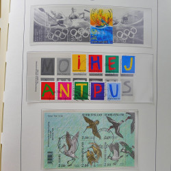 Collection timbres de Finlande 1889-2008 oblitérés en 2 albums Leuchtturm.