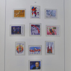 Collection timbres de Finlande 1889-2008 oblitérés en 2 albums Leuchtturm.