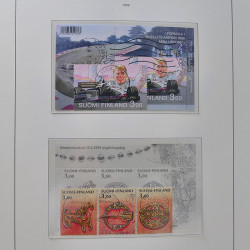Collection timbres de Finlande 1889-2008 oblitérés en 2 albums Leuchtturm.