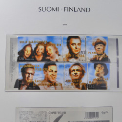 Collection timbres de Finlande 1889-2008 oblitérés en 2 albums Leuchtturm.