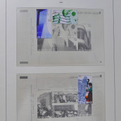 Collection timbres de Finlande 1889-2008 oblitérés en 2 albums Leuchtturm.