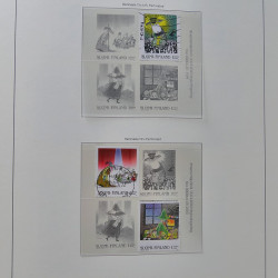 Collection timbres de Finlande 1889-2008 oblitérés en 2 albums Leuchtturm.