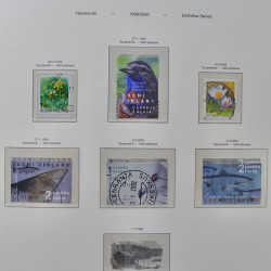 Collection timbres de Finlande 1889-2008 oblitérés en 2 albums Leuchtturm.