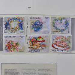 Collection timbres de Finlande 1889-2008 oblitérés en 2 albums Leuchtturm.