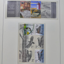 Collection timbres de Finlande 1889-2008 oblitérés en 2 albums Leuchtturm.