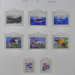 Collection timbres de Finlande 1889-2008 oblitérés en 2 albums Leuchtturm.