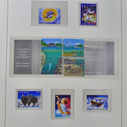 Collection timbres de Finlande 1889-2008 oblitérés en 2 albums Leuchtturm.