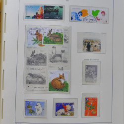 Collection timbres de Finlande 1889-2008 oblitérés en 2 albums Leuchtturm.