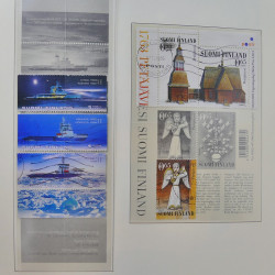 Collection timbres de Finlande 1889-2008 oblitérés en 2 albums Leuchtturm.