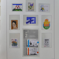 Collection timbres de Finlande 1889-2008 oblitérés en 2 albums Leuchtturm.