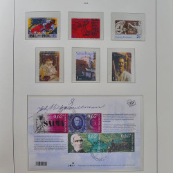 Collection timbres de Finlande 1889-2008 oblitérés en 2 albums Leuchtturm.