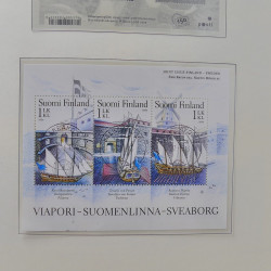 Collection timbres de Finlande 1889-2008 oblitérés en 2 albums Leuchtturm.